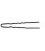 Ari Krulspelden Geribbeld Zwart 60mm x 1,2mm 10 Stuks