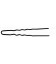 Ari Krulspelden Geribbeld Zwart 60mm x 1,2mm 10 Stuks