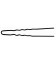 Ari Krulspelden Geribbeld Zwart 70mm x 1,2mm 16 Stuks