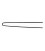 Ari Krulspelden Glad Zwart 72mm x 1,2mm 16 Stuks