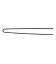 Ari Krulspelden Glad Zwart 72mm x 1,2mm 16 Stuks