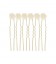 A&A Haarnaalden Metaal Bloem Creme 6 Stuks