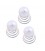 A&A Haarspiraal Parel Groot 6 Stuks
