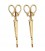 A&A Haar Klem Schaar Goud 2 Stuks