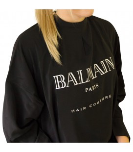 Balmain Black Cutting Cape - Kapmantel