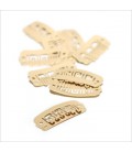 Balmain DoubleHair clips 10pcs beige