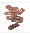 Balmain DoubleHair clips 10pcs brown