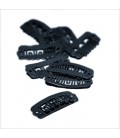 Balmain DoubleHair clips 10pcs black