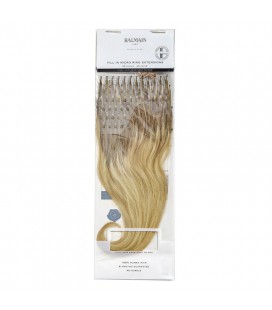 Balmain Fill-In Micro Ring Extensions Human Hair 40cm 50pcs 9G.10 Ombre