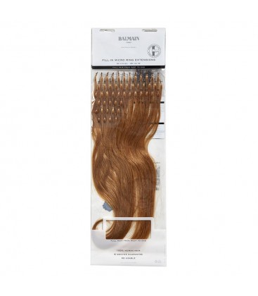 Balmain Fill-In Micro Ring Extensions Human Hair 40cm 50pcs L8