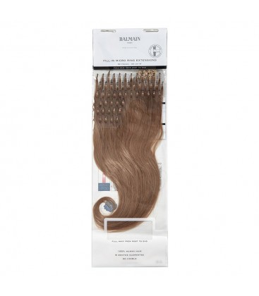 Balmain Fill-In Micro Ring Extensions Human Hair 40cm 50pcs 8A