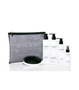 Balmain Aftercare Bag ( Shampoo, Conditioner, Mask, Shine Spray, Brush )