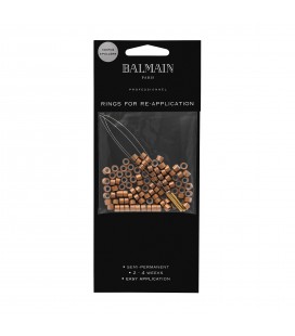 Balmain Softrings Light Brown, 2 pullers