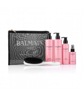 Balmain Aftercare Bag ( Shampoo, Conditioner, Mask, Shine Spray, Brush )