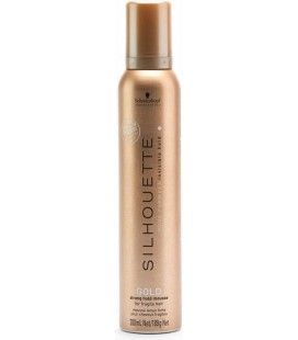 Schwarzkopf Silhouette Gold Strong Hold Mousse 200ml SALE