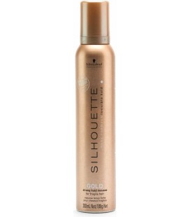 Schwarzkopf Silhouette Gold Strong Hold Mousse 200ml SALE