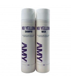 Amy Care No Yellow Shampoo + Mask/Conditioner AANBIEDING