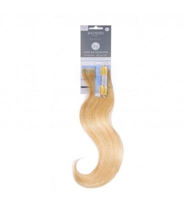 Balmain Tape Extensions + Clip Application Human Hair 25cm 2pcs 10G