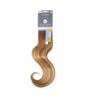 Balmain Tape Extensions + Clip Application Human Hair 25cm 2pcs 9.8G