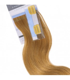 Balmain Tape Extensions + Clip Application Human Hair 25cm 2pcs L8