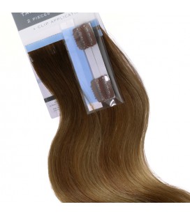 Balmain Tape Extensions + Clip Application Human Hair 25cm 2pcs 6G.8G