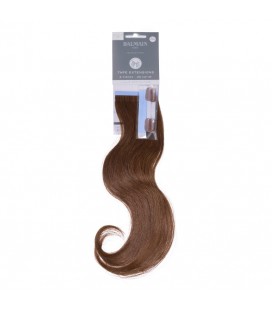 Balmain Tape Extensions + Clip Application Human Hair 25cm 2pcs L5