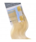 Balmain Tape Extensions + Clip Application Human Hair 40cm 2pcs 10A