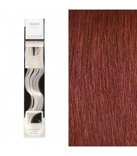 Balmain Fill-In Extensions Human Hair 45cm 10pcs Wine Red