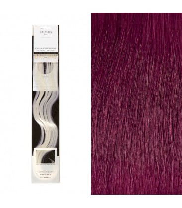 Balmain Fill-In Extensions Human Hair 45cm 10pcs Plum