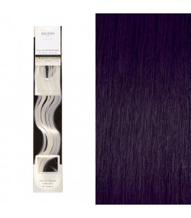 Balmain Fill-In Extensions Human Hair 45cm 10pcs Dark Purple