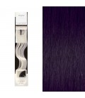 Balmain Fill-In Extensions Human Hair 45cm 10pcs Dark Purple