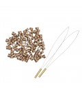 Balmain Soft Rings Bruin 100 pcs