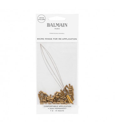 Balmain Micro Rings Light Brown