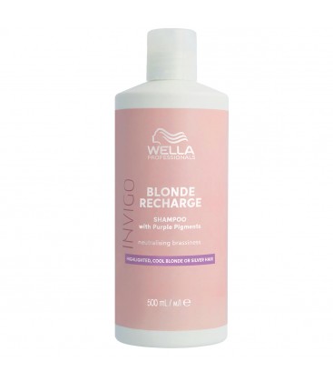 Wella Invigo Blonde Recharge Shampoo 500ml XXL