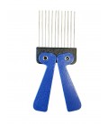 Sibel Afrokam - Retro-Seventies - Opvouwbaar - 18 x 7 cm Blauw