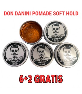 Don Danini Pomade Soft Hold 150ml - 6 + 2 GRATIS