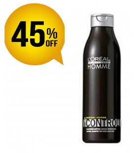 Loreal Homme Control Shampoo 250ml SALE